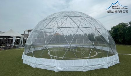 球型テント